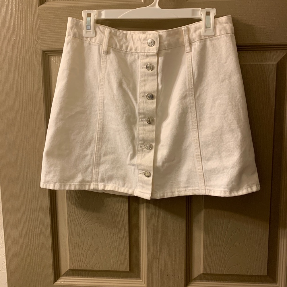 White skirt